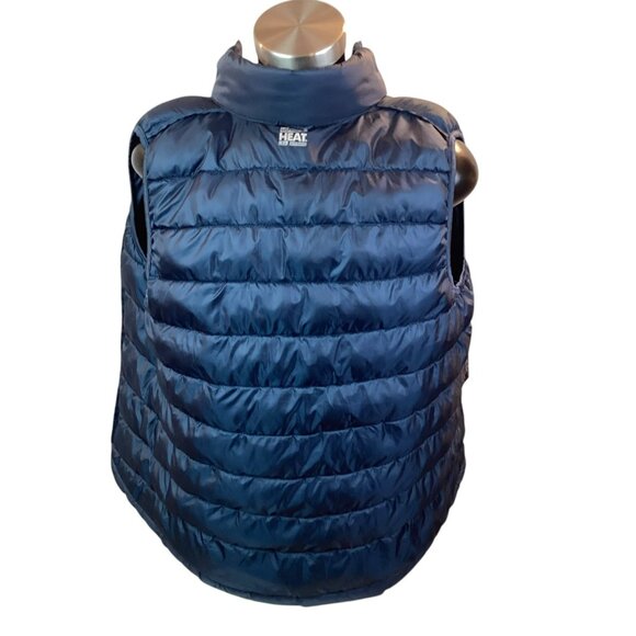 32 Degrees Puffer Vest Mens XL Nylon & Polyester Blue - Picture 6 of 9